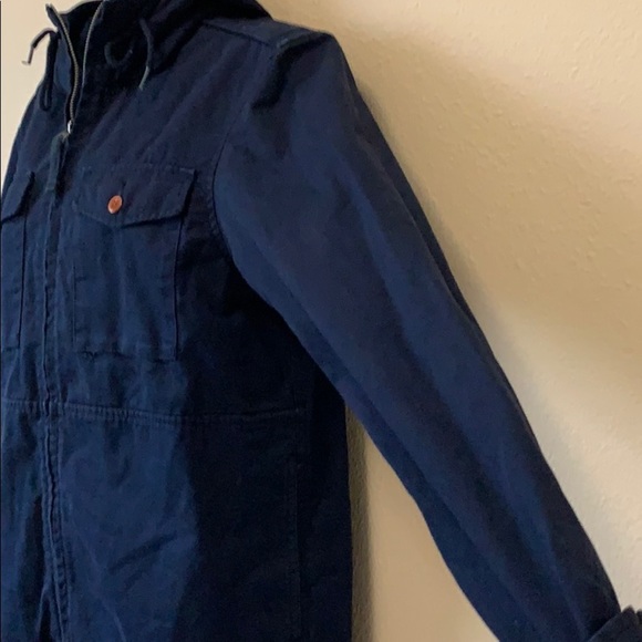 Old Navy canvas utility field  jacket small navy - Picture 3 of 7